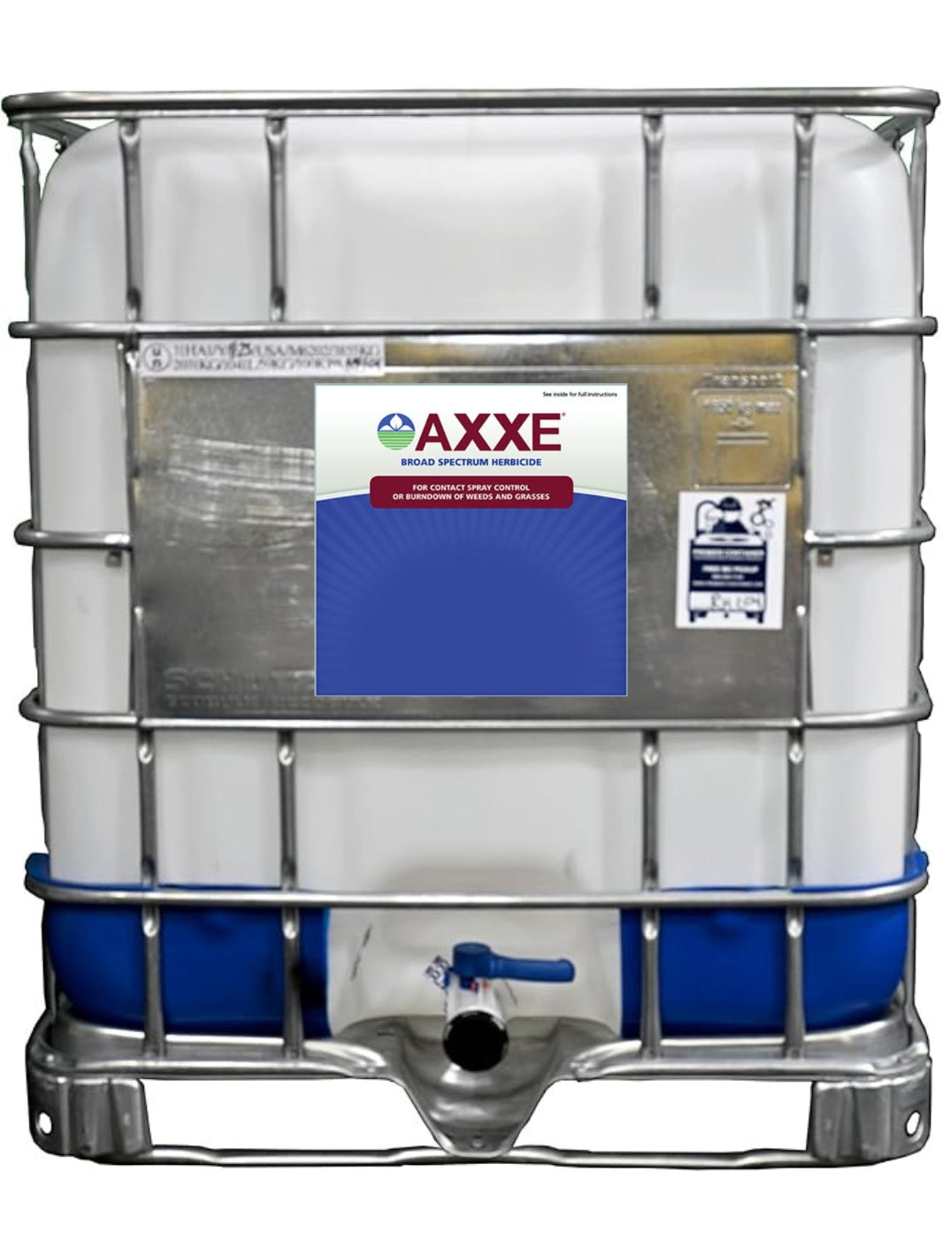 260 Gallon Tote of AXXE Non-Selective Herbicide Organic Weed Killer Roundup Alternative