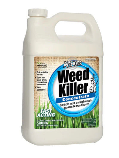 Avenger Organic Non Toxic Weed Killer Concentrate in 1 Gallon Bottle