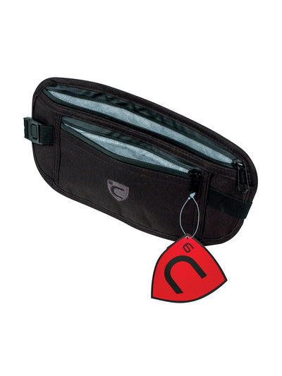 CARBIDE Travel Belt Stash Bag Odor Control Carrying Case Front Pockets Open