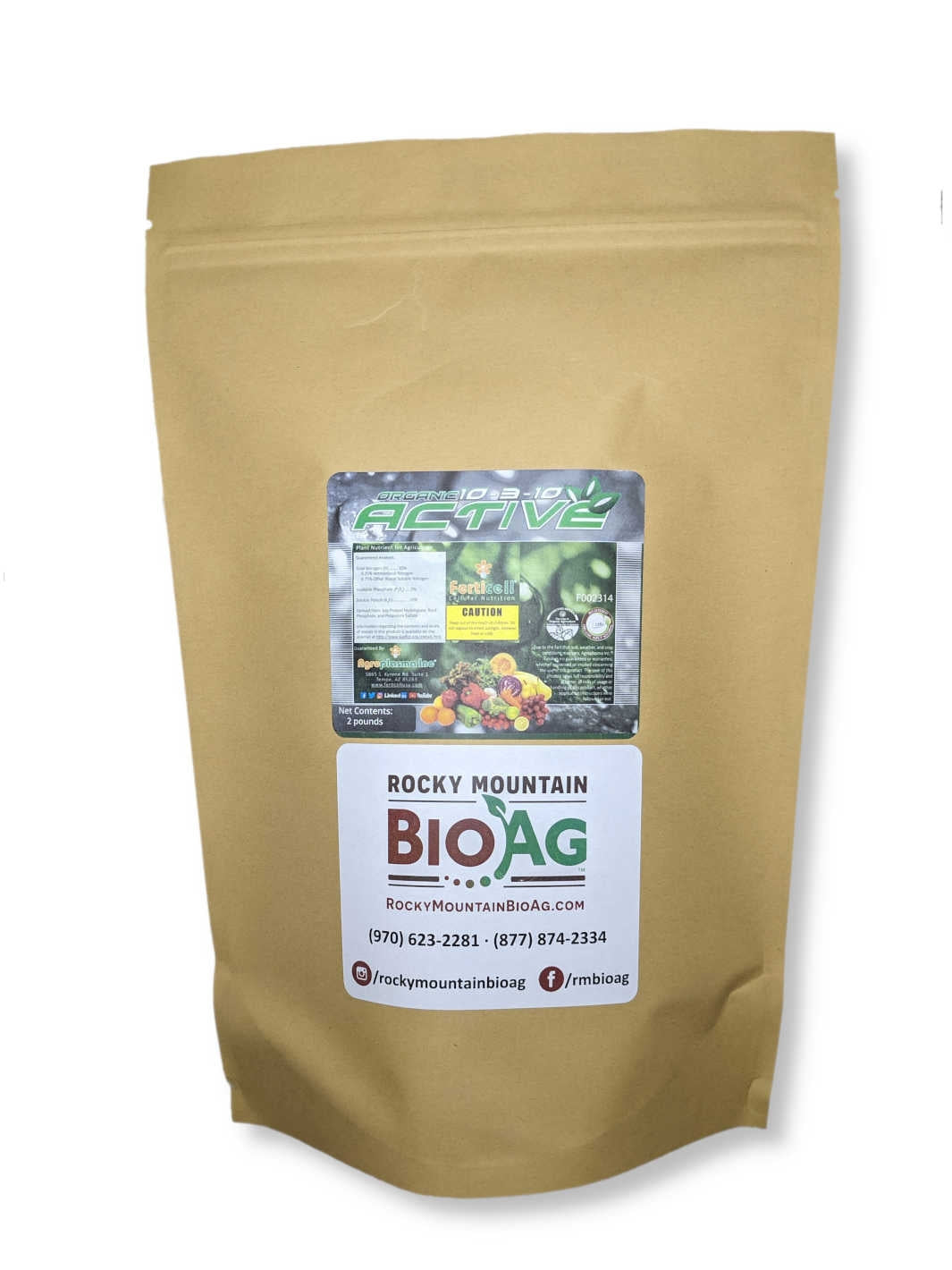 4 lbs. Bag Active 10-3-10 Soluble Organic Fertilizer in Bag