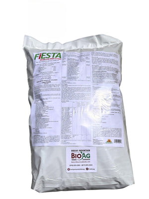 Picture of a 20 pound bag of Fiesta Granular Weed and Feed 8 0 1